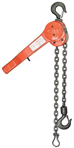Today Only Cm Columbus Mckinnon 7340P 1-1/2 Ton 10 Ft Cm Shorthandle Puller