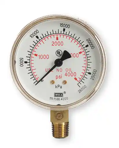 Don't Miss Out WE G-2-100W 2" 100 PSI GAUGE