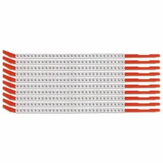 Authentic Brady SCN10-9 Clip Sleeve Wire Markers- Legend 9 - 300/Pk (1 PK)