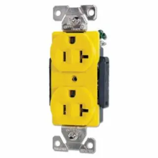 Brand New Eaton Crouse-Hinds AH5362CRY Recp Duplex 20 Amp 125 Volt
