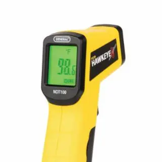 Final Sale General Tools NCIT100 Non Contact Infrared Thermometer For Human Use