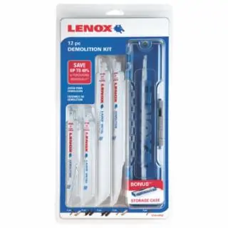 Lenox 1839465 5 Pc Demo Recip Saw Blade Kit W/Case (1 KT) Low Price