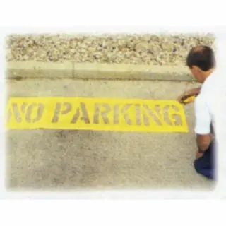 High Quality C.H. Hanson 12430 No Parking - Parking Lotstencil 12" Charact