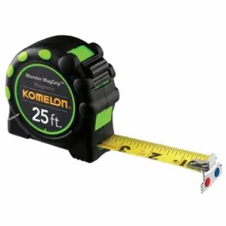 Hot Deal Komelon Usa 7125IE Monster Maggrip Eng Scale 25‘ Measure Tape