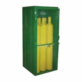 Saf-T-Cart ESTS-9 Economy Cage For 9 Lg Oyxgen Cylinders Free Returns