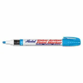 Certified Markal 96835 Paint-Riter Valve Actionpaint Marker Light Blue