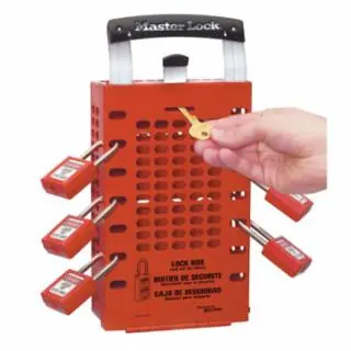 Master Lock 503RED Red Latch Tight Group Lock Box Mega Sale