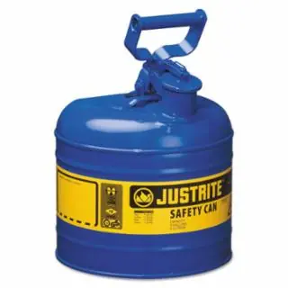 Get Yours Justrite 7120300 2G/7.5L Safe Can Blu