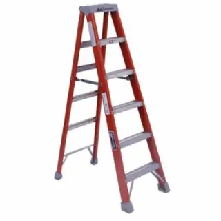 Louisville Ladder FM1503 3‘ Fiberglass Twin Stepladder Type 1A Fast Shipping