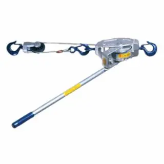 Lug-All 215-R-SH 1-1/8Ton Cable Winch-Hoist W/Latch Hook-Small Professional Grade