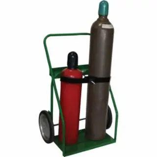 Saf-T-Cart 870-14PC Cart W/Sc-43 Wheels 24"Cylinder Capac. & Clamp Luxury
