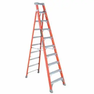 Louisville Ladder FS1510 10‘ Advent Fiberglass Step Ladder 300Lb. Luxury