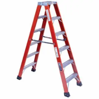 Time-Limited Louisville Ladder FM1406HD 6‘ Type 1Aa Fiberglass Brute Twin Step Ladder