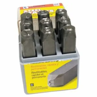 Last Chance C.H. Hanson 21380 5/32" Heavy Duty Steel Number Set (1 SET)