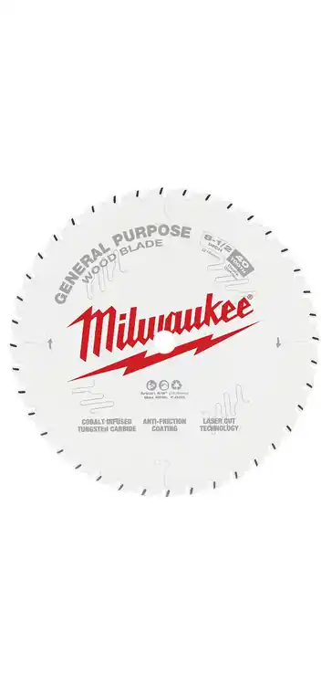 Milwaukee Tool 48-40-0824 8-1/2" 40T General Purpose Circular Saw Blade, 3 Pack Top Rated