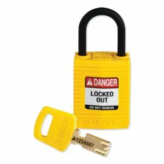 Shop Now Brady CPT-YLW-25PL-KD Comp Nylon Lock Ylw 25 mm plastic Shkl Kd