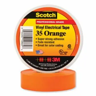 Scotch 7000031581 Scotch 35 Or 3/4 In X 66Ft Vinyl Coding Elec Tp (1 RL) Professional Grade