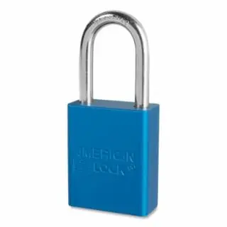 American Lock A1106KABLU-22386 Blue Saftey Padlock Keyed Alike Aluminum Body Markdown