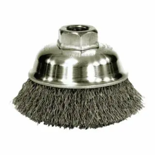 CR-6 .020" 5/8-11 6" DIA.CRIMPED WIRE CUP BR Order Now