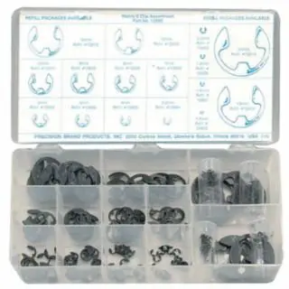 Price Cut Precision Brand 13990 Metric E-Clip Assortment- 255 Pieces (1 AS)