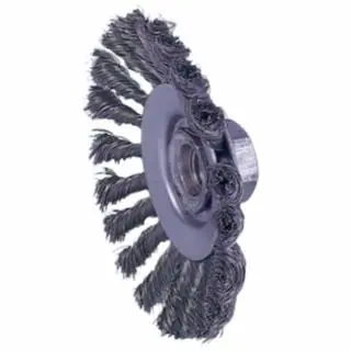 Last Chance Weiler 13456 4-1/2" Knot Wire Bevel Brush .014 5/8-11