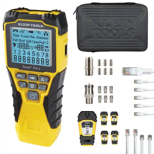 Klein Tools VDV501-853 Scout Pro 3 Tester with Test + Map Remote Kit Instant Buy