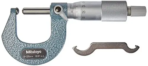 Factory Price Mitutoyo 115-215 0-25 mm Spherical Face Micrometer