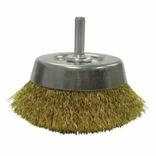 Weiler 14311 2-3/4" Crimped Wire Cupbrush .0118 Brass Buy Today