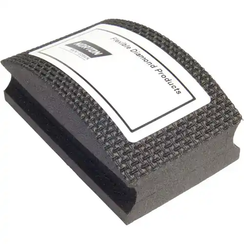 Norton 66260306361 3-1/2 x 2-1/8 Diamond Hand Pads 120 Black Authentic