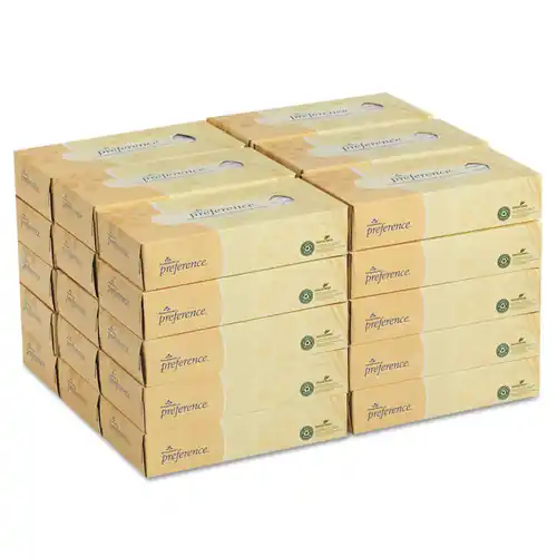 Clearance Georgia Pacific GPC48100 (30/Cs) Facial Flat Preference 2 Ply (1 CA)