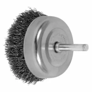 Pferd 82830 2-1/2" Crimped Shank Mounted Cup Brush .012 Cs W Next Day Delivery