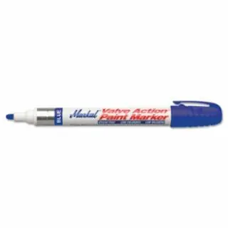 Sale Markal 96805 Paint-Riter Valve Actionpaint Marker Blu Carded (1 MKR)