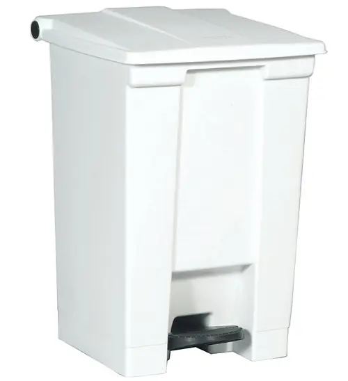 Rubbermaid Commercial FG614400WHT Step-On Can 12G/45L Wht While Supplies Last