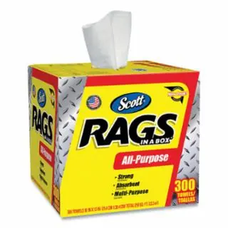 KIMBERLY-CLARK PROFESSIONAL SCOTT RAGS IN A BOX 300CT WHITE Special Offer