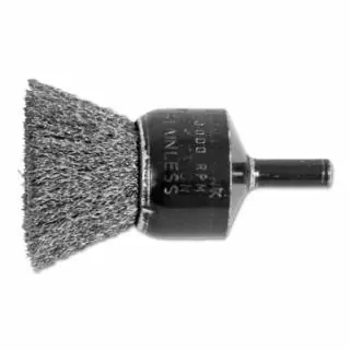 Pferd 82991 1" Crimped Wire End Brush .006 Ss Wire 1/4" Shk New Release