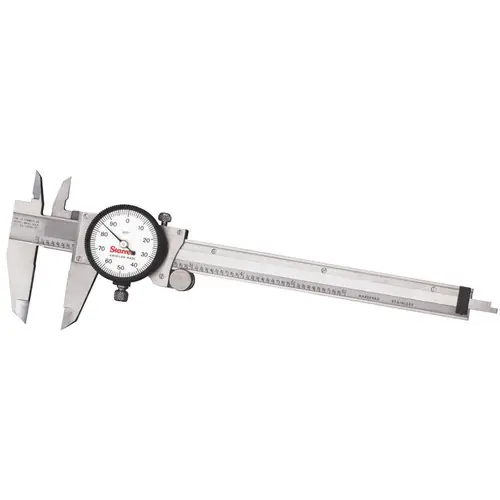L.S. Starrett 66568 120A-6 W/Slc 6" Dial Caliper- Plastic Case- Slc Cheap