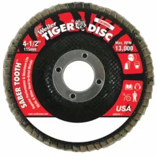 Popular Weiler 50101 4-1/2" Angled- Phenolic-40 Cer- 7/8" Arbor