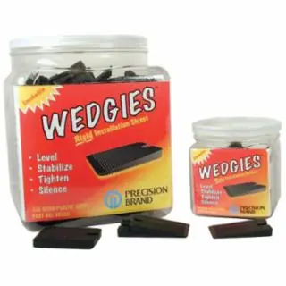 Precision Brand 48820 The Wedgie - White Flexible Shim - 30 Pieces (1 PK) Cheap