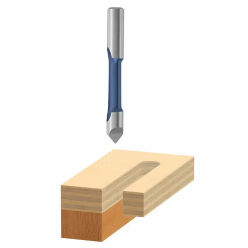 Reduced Price Bosch 85146 1/4 In. x 3/4 In. High Speed Steel 1-Flute Pilot Panel Straight Bit