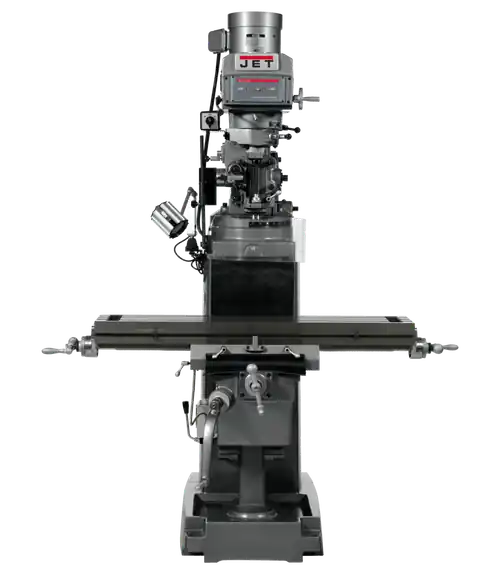 JET JT9-690234 JTM-1050VS2 Mill With 3-Axis Newall NMS800 DRO (Quill) With X, Y and Z-Axis Powerfeeds And Power Draw Bar Holiday Sale