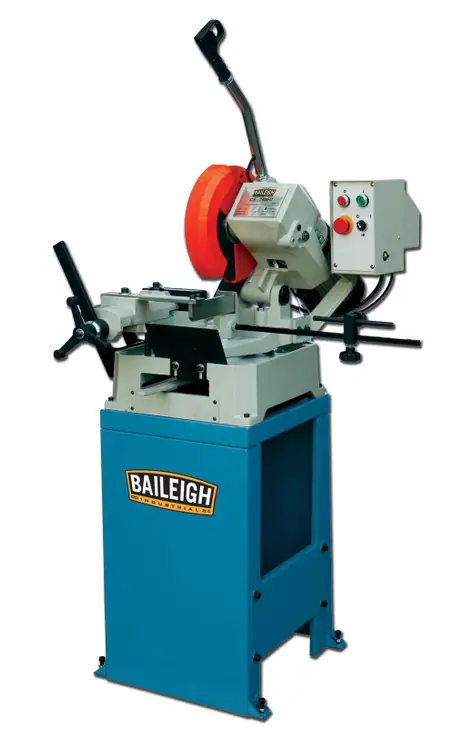 One Day Deal BAILEIGH BA9-1002426 Cs-250Eu; 10 in 250mm Cold Saw With Cam-Lock Vise 1HP, 110 Volt. Single Phase