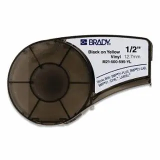 Limited Time Brady 139739 M21-500-595-Gy Cart 0.5"X 21‘ Blk/Gra