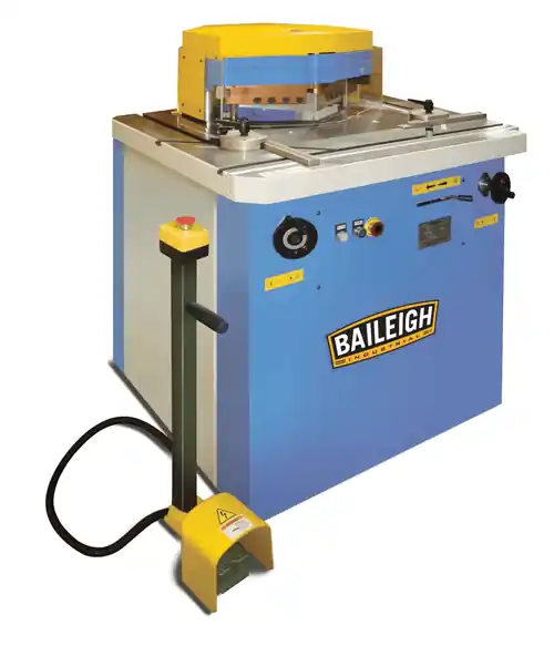 BAILEIGH BA9-1007269 Sn-V04-Ms; 220V 60 Hz 3Phase 4 Gauge (6mm) Hydraulic Variable Angle Sheet Metal Notcher Cheap