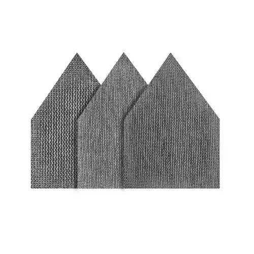 One Day Deal Milwaukee Tool 48-80-5405 Assorted 80, 120 & 180 Grit Mesh Sanding Sheets for M12 FUEL Orbital Detail Sander (12 PK), 3 Pack