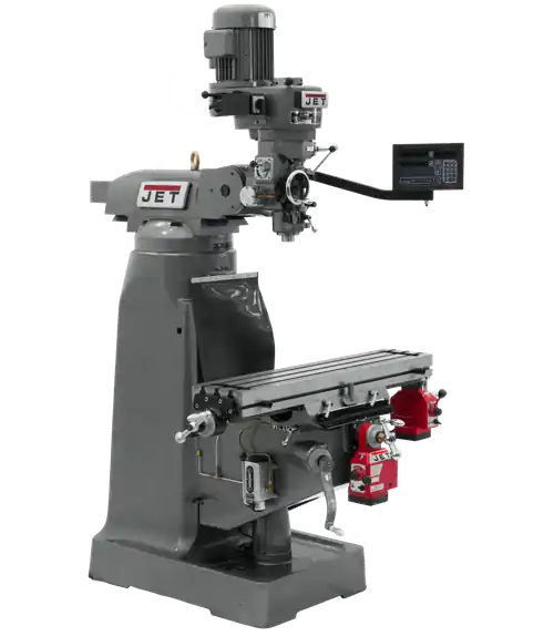 JET JT9-691195 JTM-2 Mill With Newall NMS800 DRO With X and Y-Axis Powerfeeds Seasonal Sale