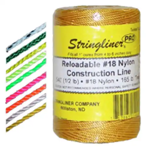 Stringliner 25712 Fl Yellow Twisted Twine-1080‘-Pro-Reel (48 EA) Luxury