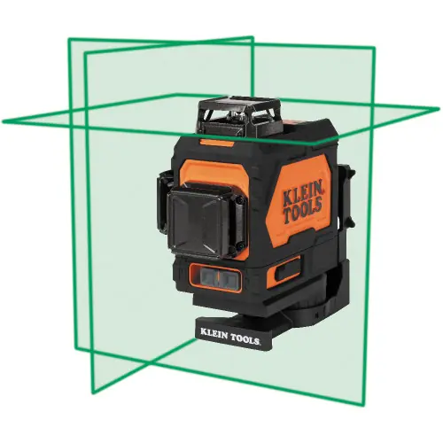 Klein Tools 93PLL Rechargeable Self Leveling Green Planar Laser Level with Hard Carrying Case Final Sale