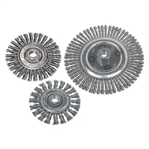 CGW Abrasives 60013 5 Radknot 020 Carb 5/8-11 Ah Wire Brush Knot, 6 Pack Free Returns