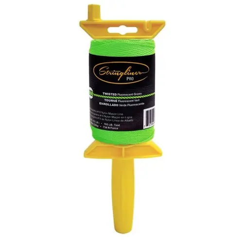 Stringliner 25415 Fl Green Braided Twine-540‘-Pro-Reel Time-Limited