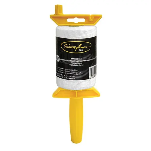 Stringliner 25453 White-Braided Twine-500‘-Pro-Reel Fan Favorite